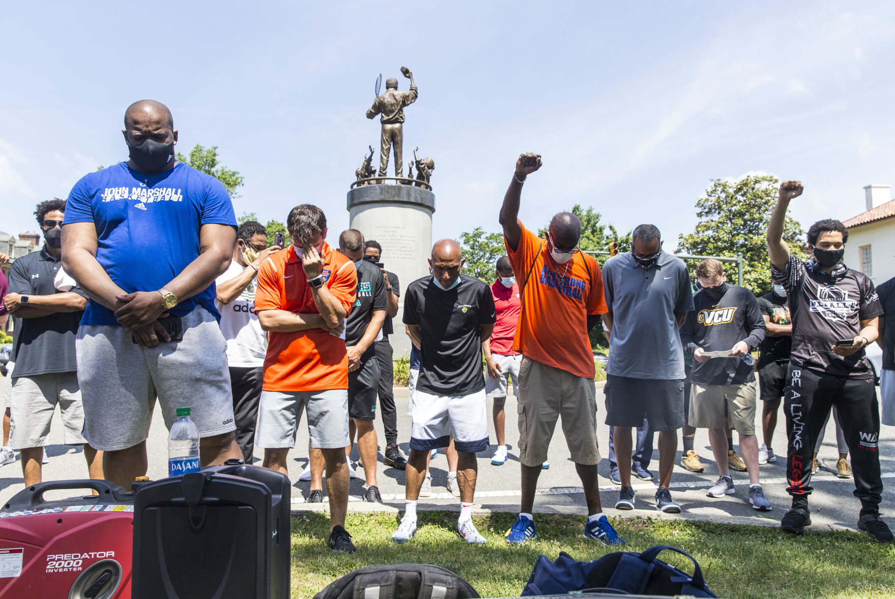 Coaches protest